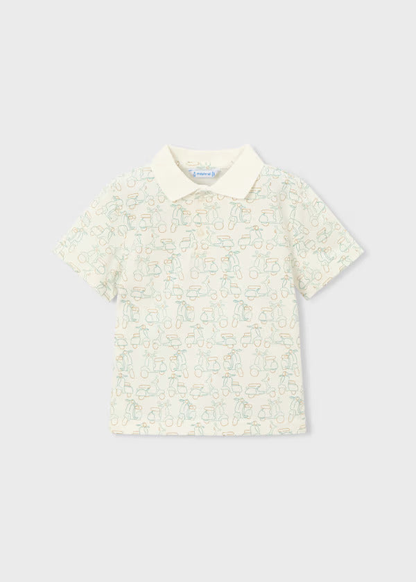 Mayoral Boys Short Sleeve Polo    3104-85   Nata-Alga