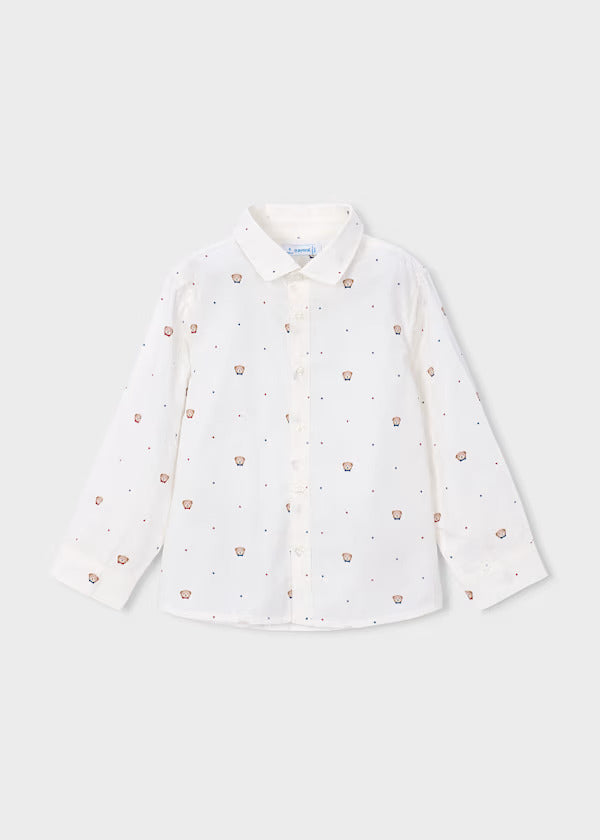 Mayoral Boys Printed Dress Shirt   4146-12   Caritas