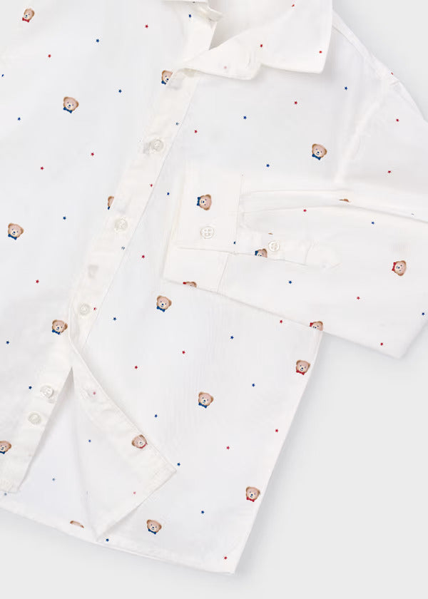 Mayoral Boys Printed Dress Shirt   4146-12   Caritas