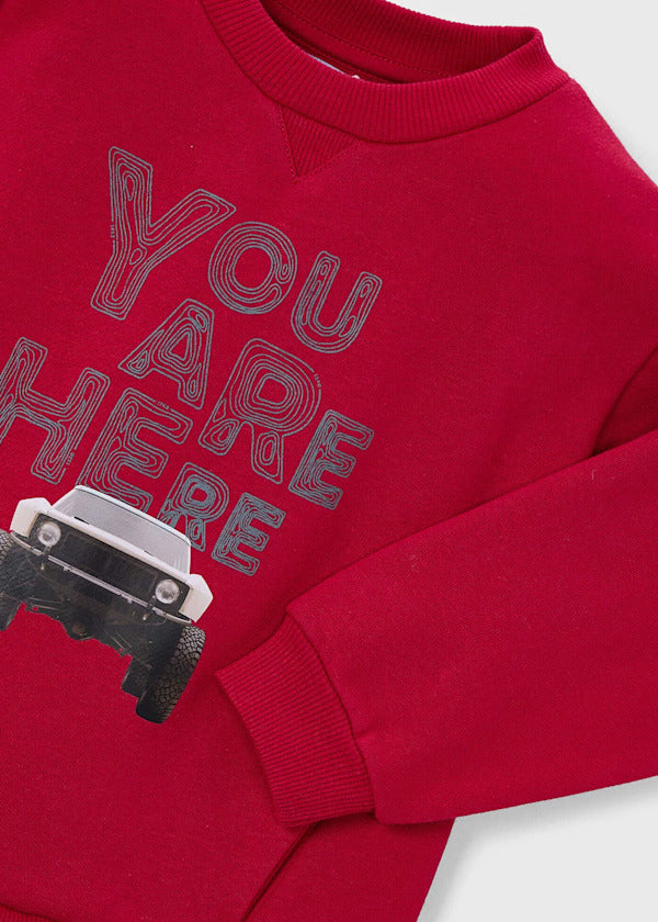 Mayoral Boys Sweatshirt   4404-36   Rojo **