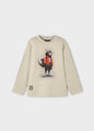Mayoral Boys Long Sleeve Tee   4083-11   Cereal