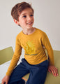 Mayoral Boys Long Sleeve Tee   4090-48   Mostaza