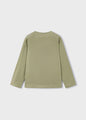 Mayoral Boys Long Sleeve Tee   4087-32   Pistacho