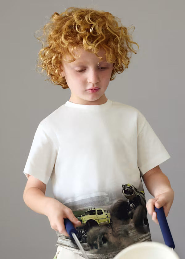 Mayoral Boys Short Sleeve Tee   3071-57   Coches