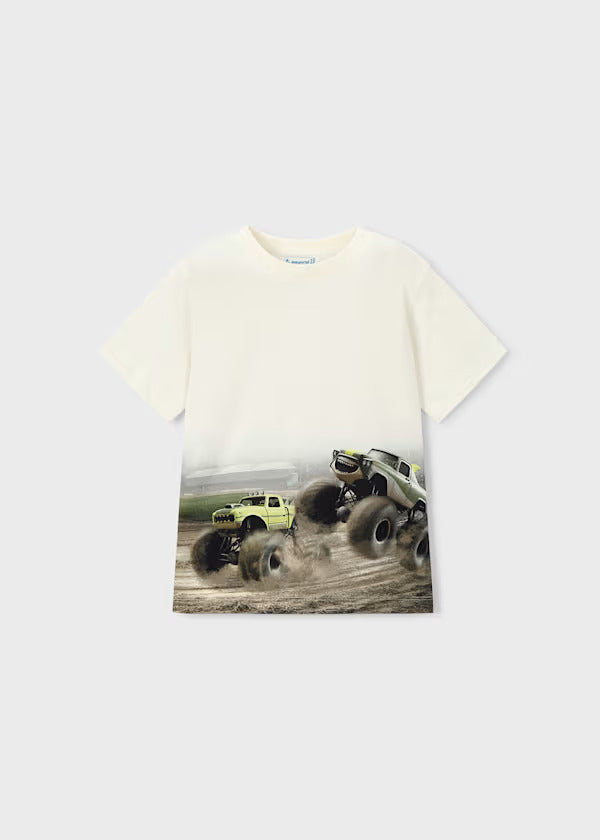 Mayoral Boys Short Sleeve Tee   3071-57   Coches