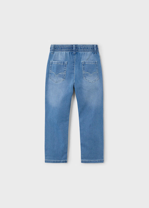 Mayoral Boys Soft Denim Joggers   3564-97   Medio