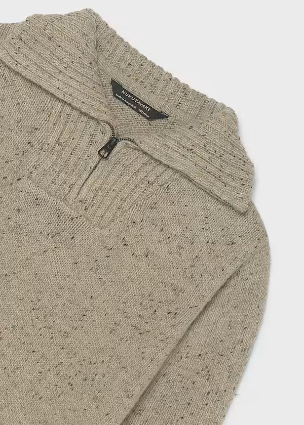 Mayoral Boys Knit Sweater   7331-18   Topo Tweed
