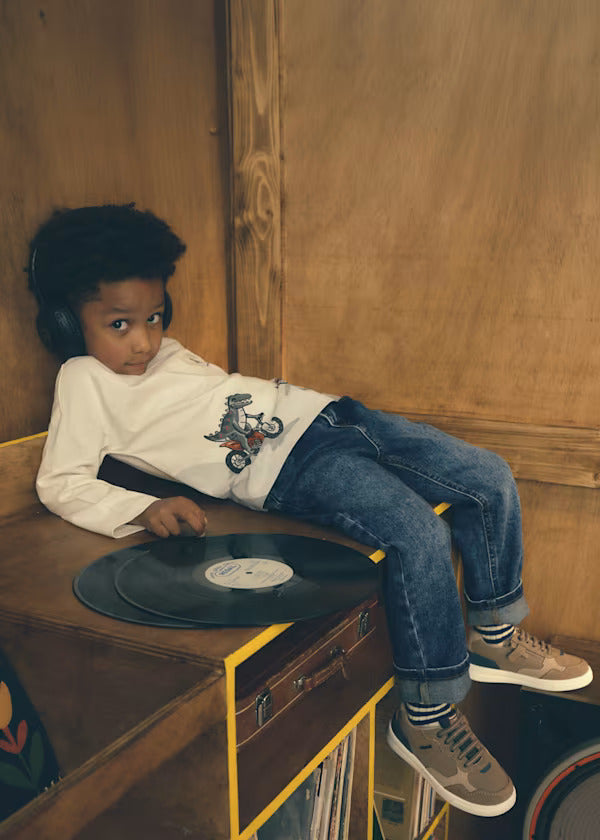 Mayoral Boys Denim Regular Fit Jeans   540-35   Medio