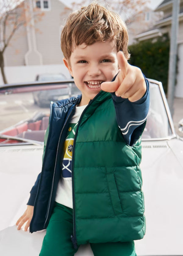 Mayoral Boys Reversible Vest  4347-19  Marino *