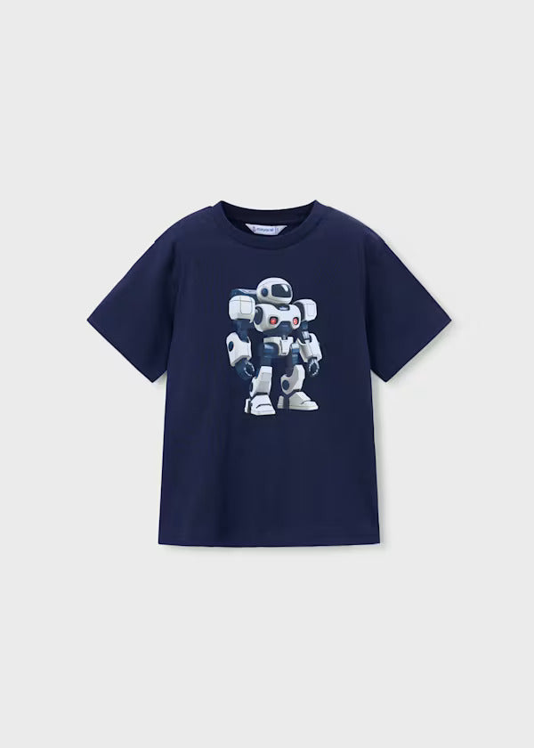 Mayoral Boys Short Sleeve Tee   3066-45   Marino