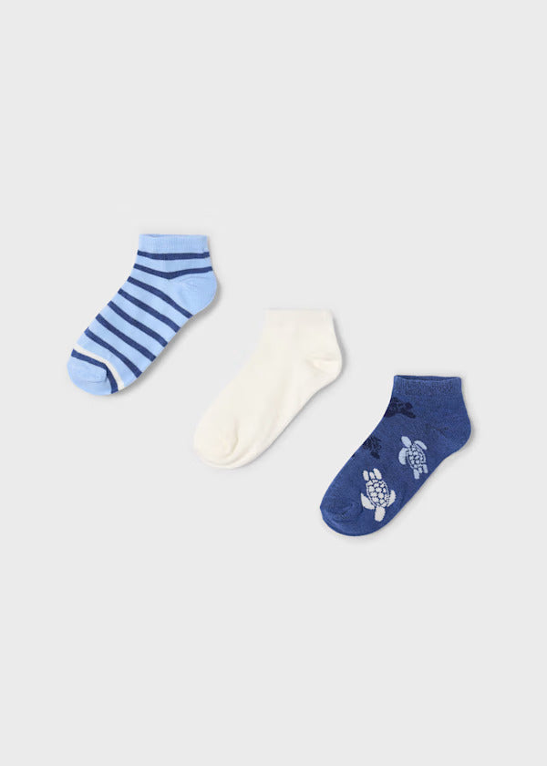 Mayoral Boys Set Of Ankle Socks    10908-55   Regatta