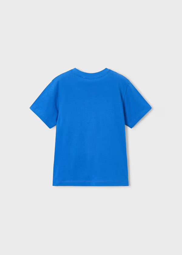 Mayoral Boys Short Sleeve Tee   3080-93   Azul