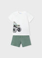Mayoral Boys Two Piece Short Set   3605-39   Verde