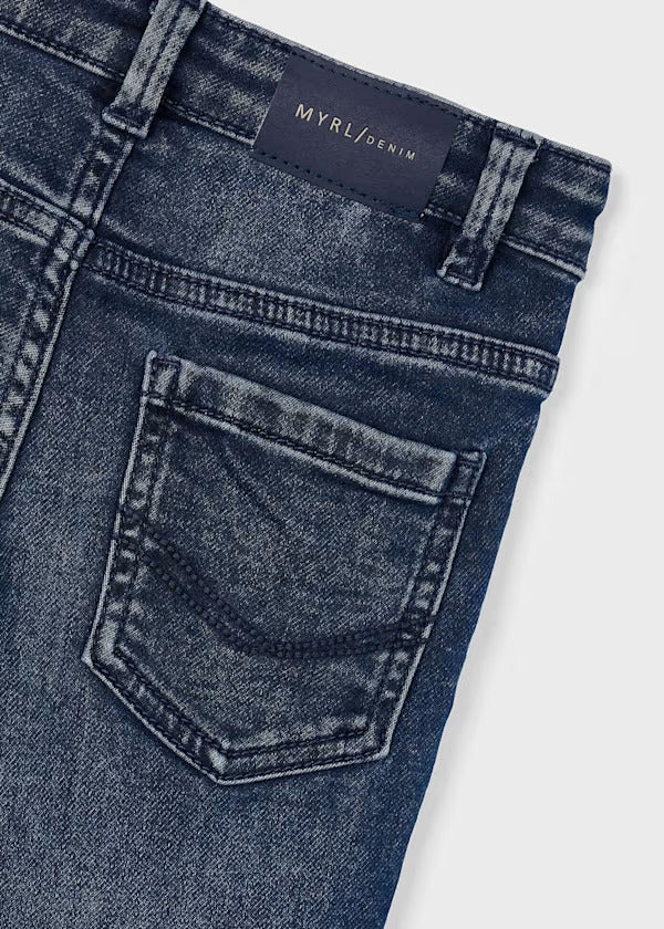 Mayoral Boys Denim Pants   4571-71   Blue Black