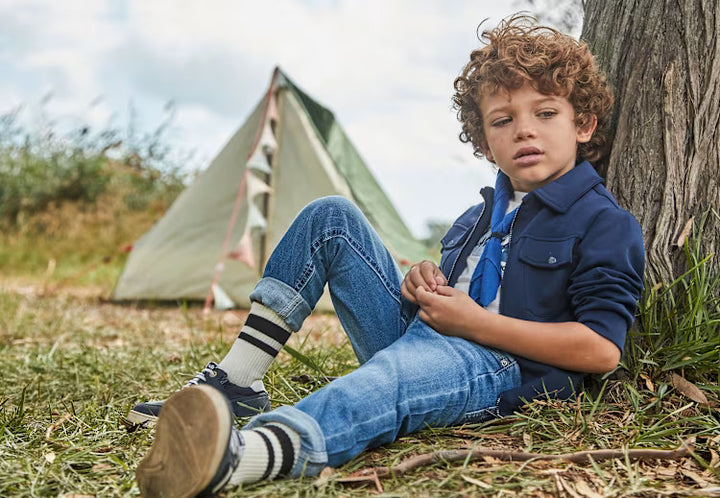 Mayoral Boys Denim Slim Fit Trousers   515-84   Medio