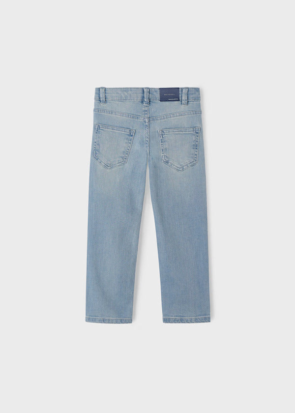 Mayoral Boys Straight Fit Denim Pants   540-83   Grey Blue