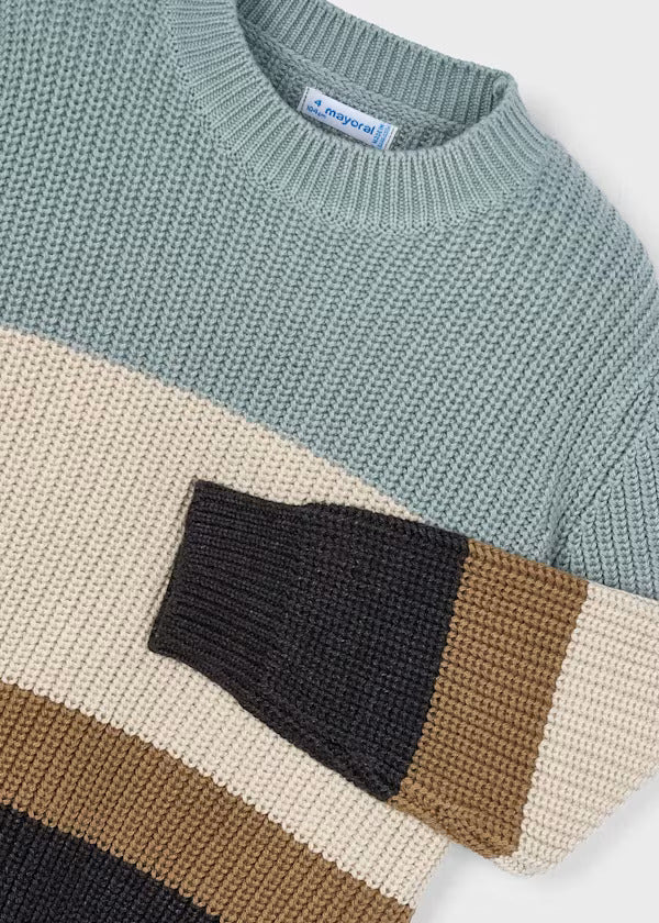Mayoral Boys Knit Pullover   4379-46   Glaciar **