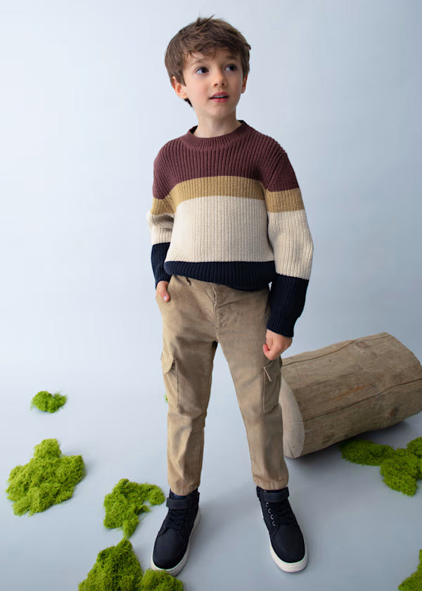 Mayoral Boys Knit Pullover  4379-47   Ciruela **