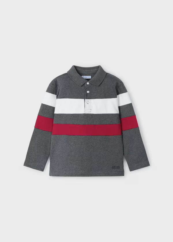 Mayoral Boys Long Sleeve Polo  4103-73   LapizVig **