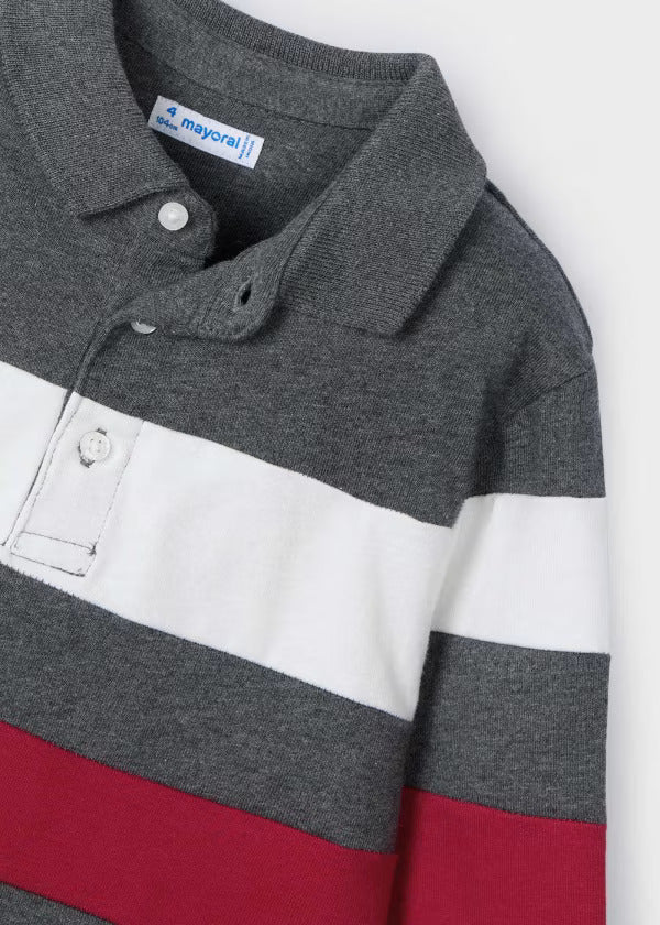Mayoral Boys Long Sleeve Polo  4103-73   LapizVig **