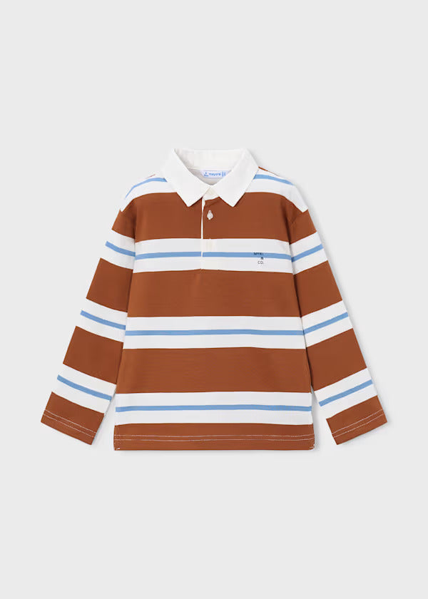 Mayoral Boys Long Sleeve Polo   4141-85