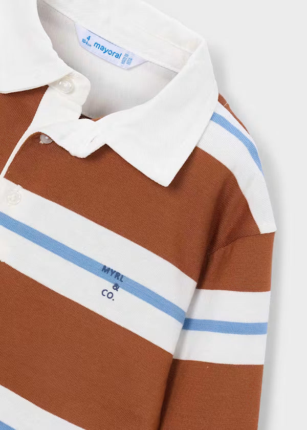 Mayoral Boys Long Sleeve Polo   4141-85