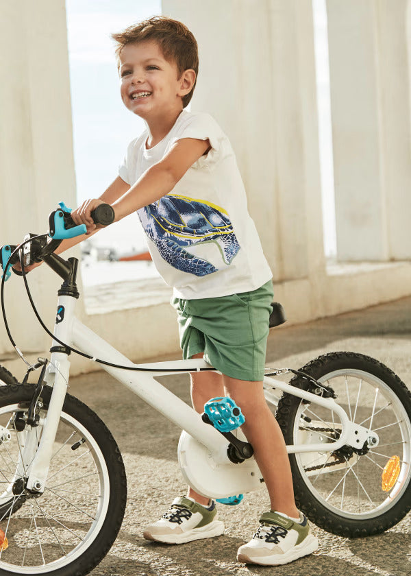 Mayoral Boys Short Set   3609-21  Bco-D. Laur