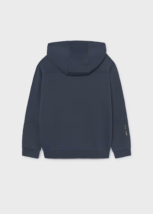 Mayoral Boys Pullover With Zipper Detail    7408-32   Sombra