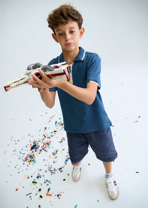 Mayoral Boys Polo With Zipper Closure   6166-68   Oceano
