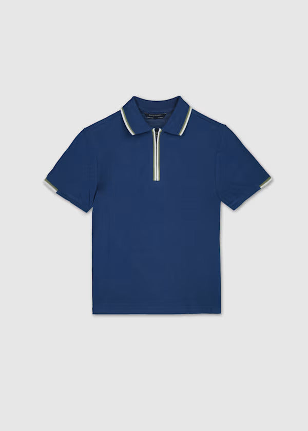 Mayoral Boys Polo With Zipper Closure   6166-68   Oceano