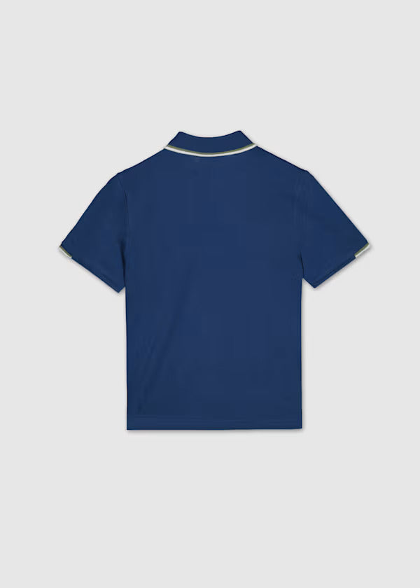 Mayoral Boys Polo With Zipper Closure   6166-68   Oceano