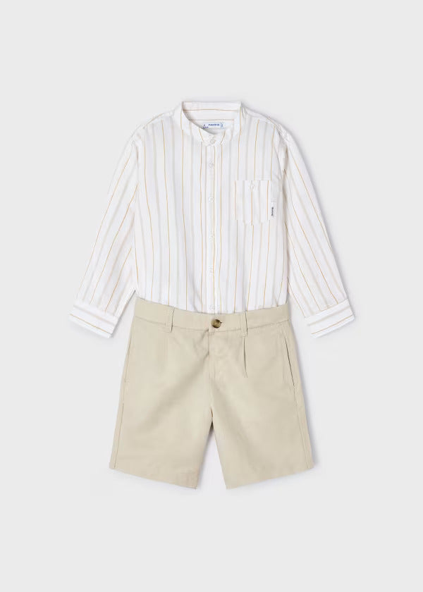 Mayoral Boys Bermuda Short Set  3281-35  Rafia