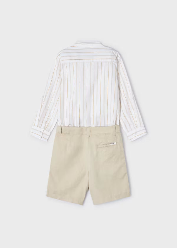Mayoral Boys Bermuda Short Set  3281-35  Rafia