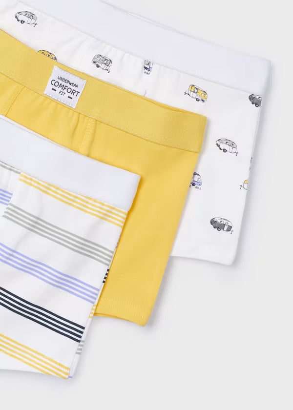 Mayoral Boys Boxers  Set of 3  10694-12  Sol *