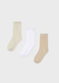 Mayoral Boys Socks Set of 3  10705-19 Rafia