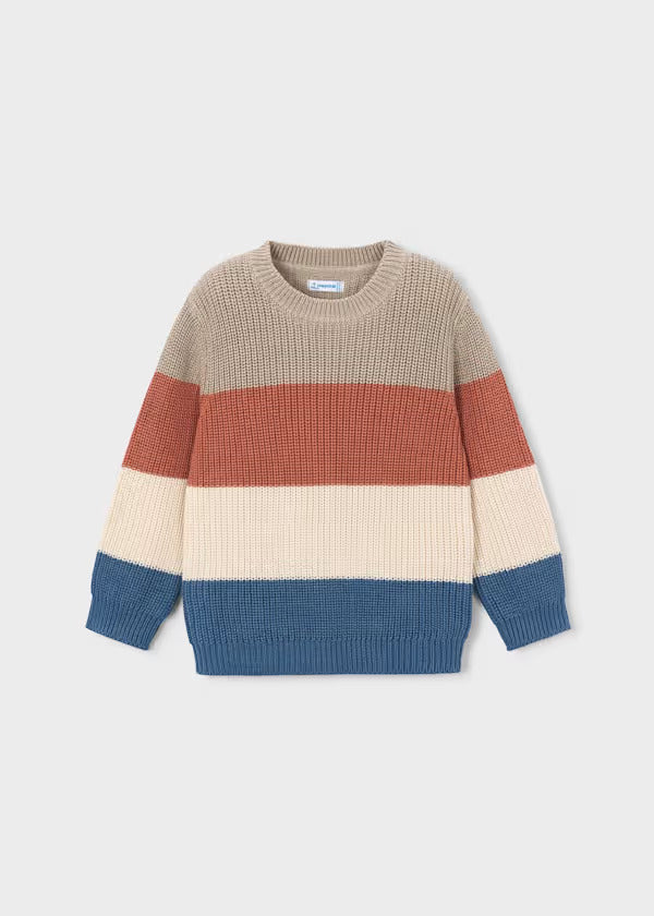 Mayoral Boys Color Block Sweater   4305-15   Teja