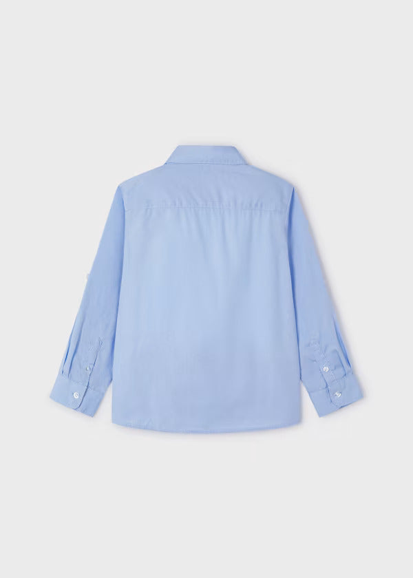 Mayoral Boys Long Sleeve Dress Shirt  140-40  Celeste *