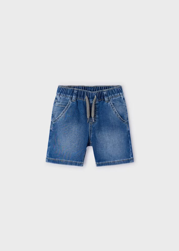 Mayoral Boys Bermuda Soft Denim Jogger  3272-88  Medio *