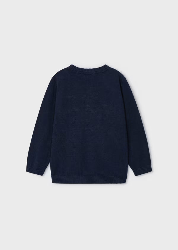 Mayoral Boys Henley Style Sweater  3356-30  Marino **