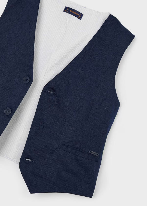 Mayoral Boys Suit Vest  3359-52  Marino **