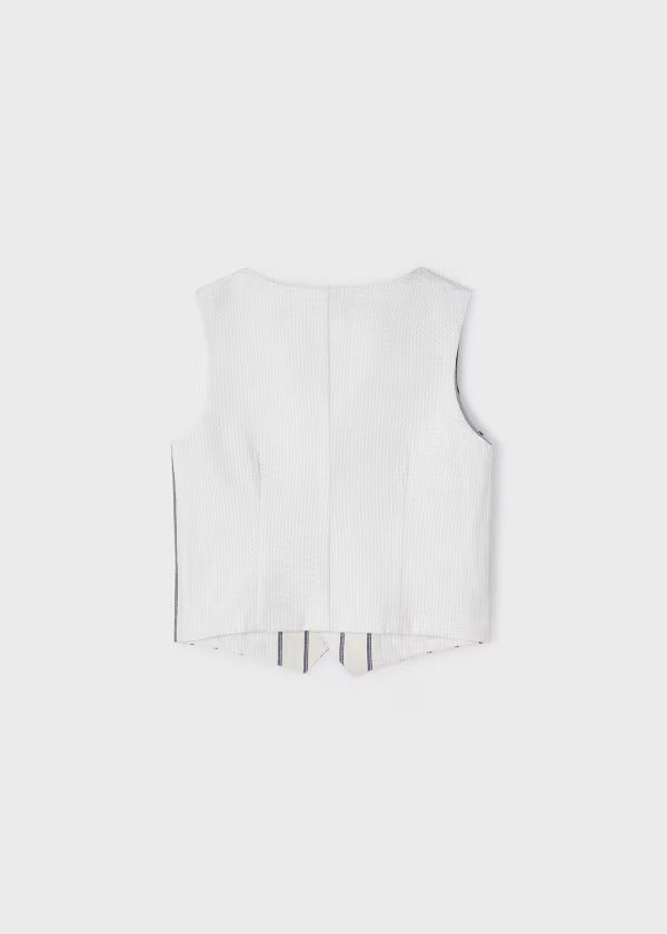 Mayoral Boys Pinstripe Vest  3359-51  Piedra