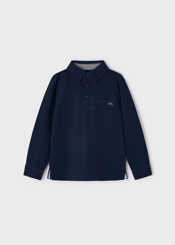 Mayoral Boys Long Sleeve Polo  3111-89  Marino *