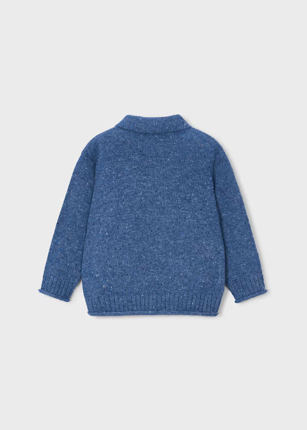 Mayoral Boys Polo Style Sweater   4311-56   Indigo Vig