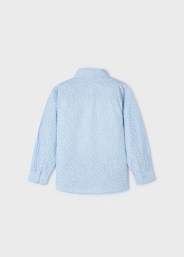 Mayoral Boys Long Sleeve Shirt  3124-40  Celeste