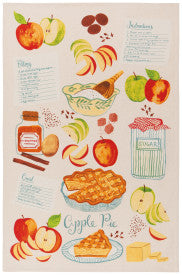 Danica Sweet as Pie Printed Cotton Dishtowels Set/2 NKT2382D