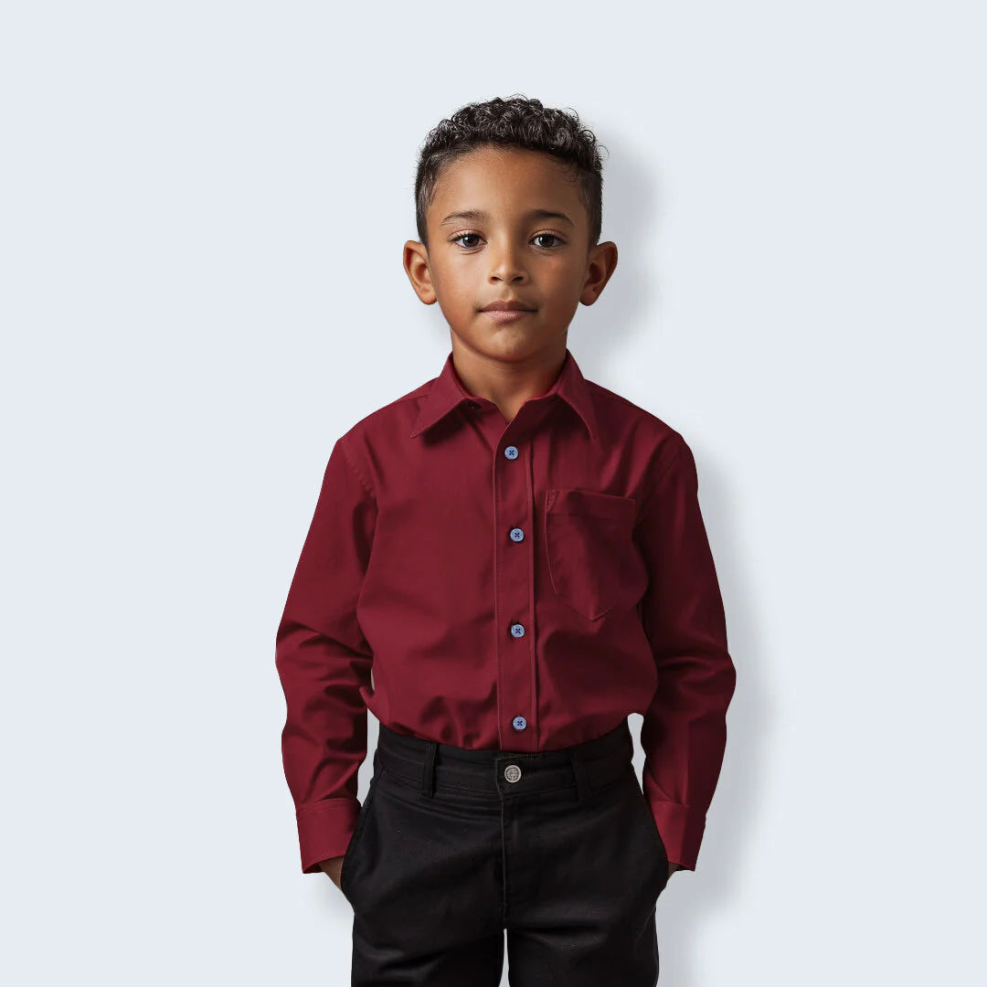 Jolene Boys Dress Shirt MC564 Burgundy **