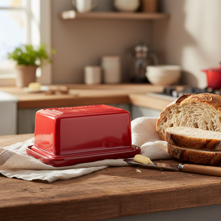 Le Creuset Butter Dish - Cerise