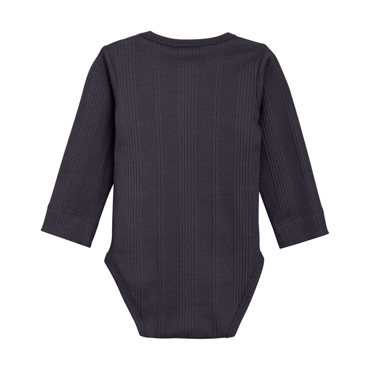 Enfant Baby Boy Long Sleeve Ribbed Onesie   215351-1880