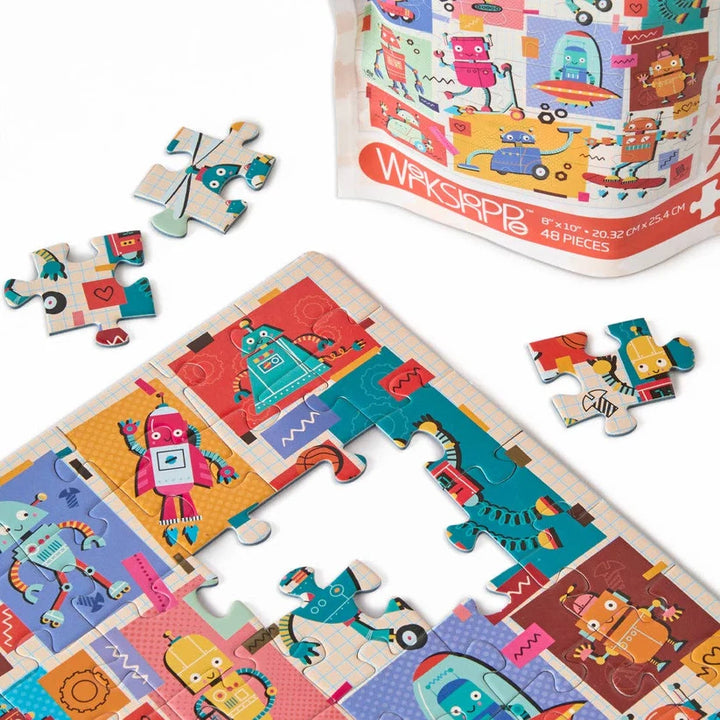 WerkShoppe Puzzle Snax   10421   Robots