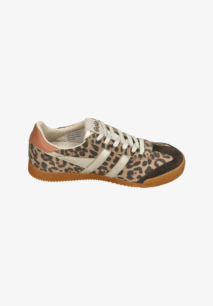 Gola Elan Safari Sneaker  Leopard/Mocha/Gold/Terracotta